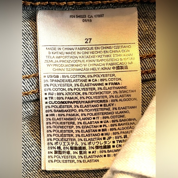 Banana Republic Premium Denim Skinny Ankle Women's Blue Jeans Size 27 - Picture 10 of 13